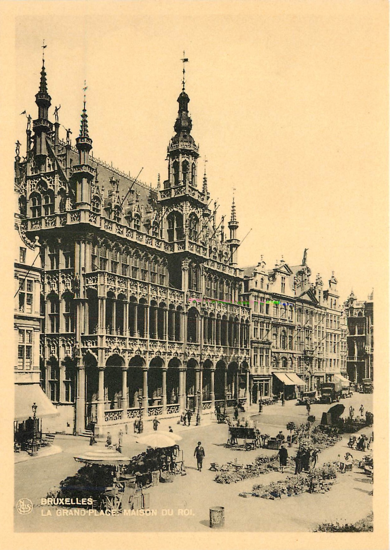 CPA Bruxelles La Grand Place Maison du Roi 