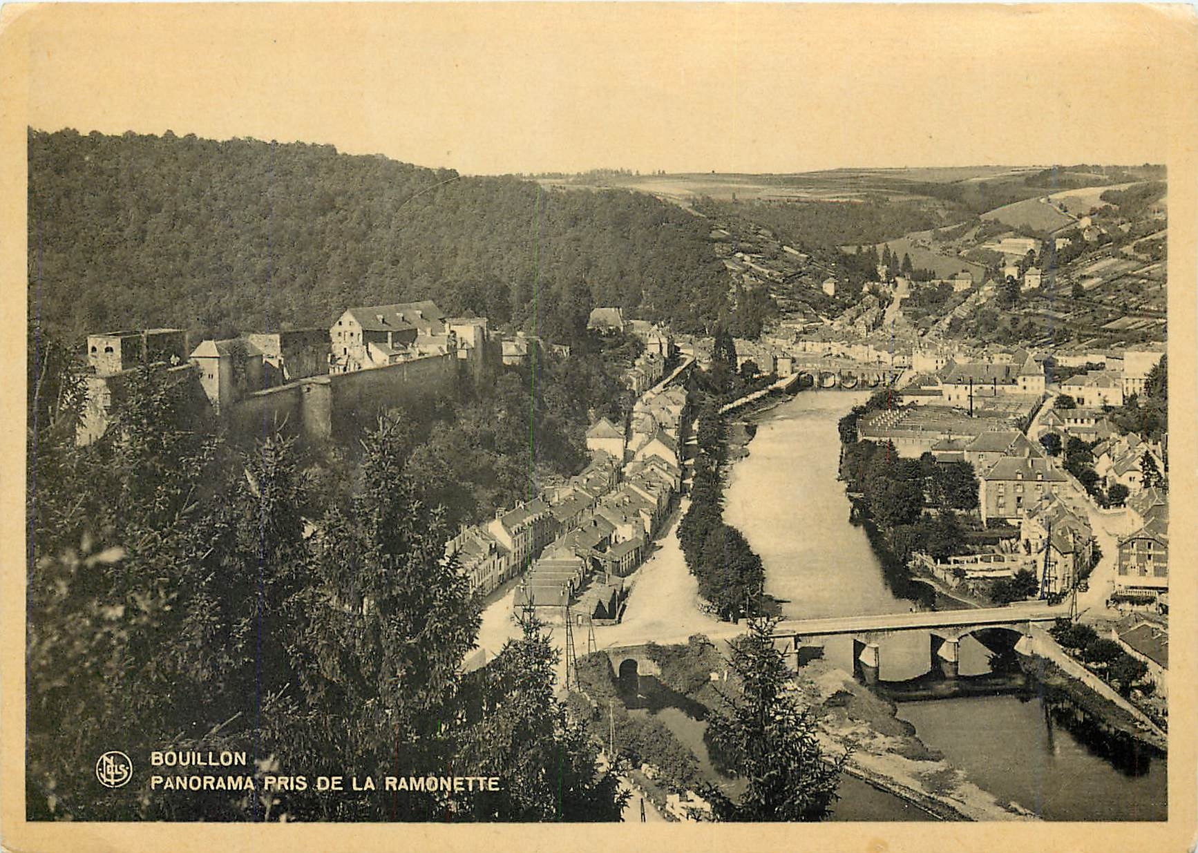 CPA Bouillon Panorama pris de la Ramonette 
