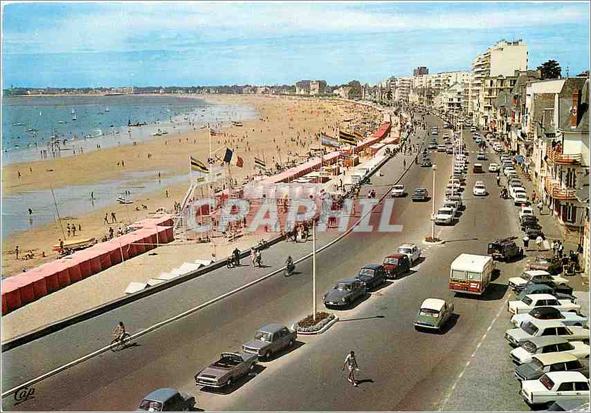 CPM La Baule La Plage et le Boulevard d'Armor 
