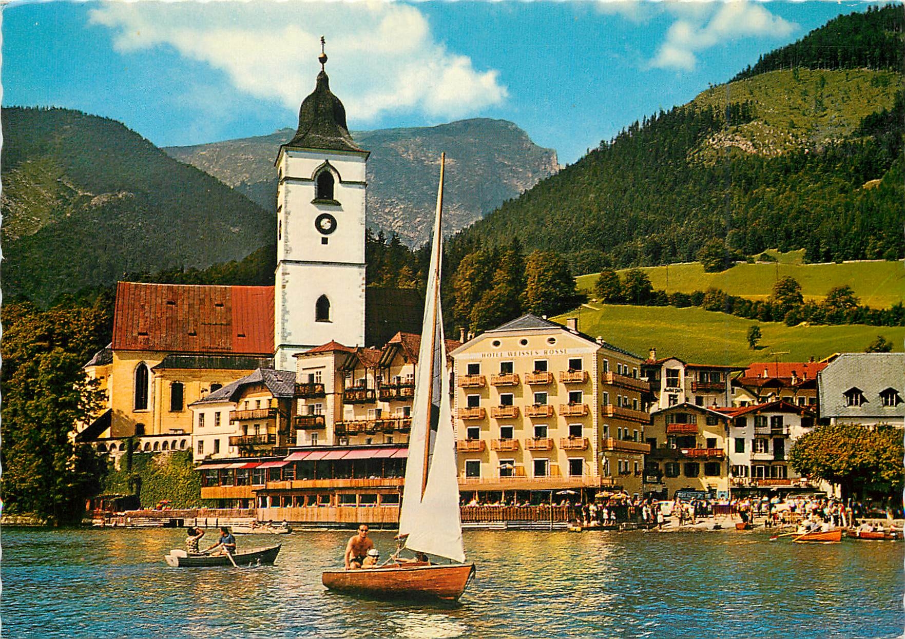 CPM St Wolfgang Weisses Rossi Salzkammergut 