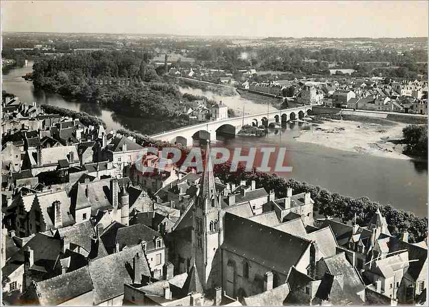 CPM Chinon I et L Vue generale sur la Ville 