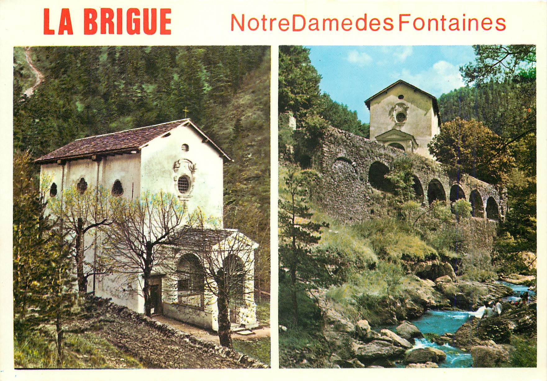 CPM La Brigue Notre Dame des Fontaines Alpes Maritimes 
