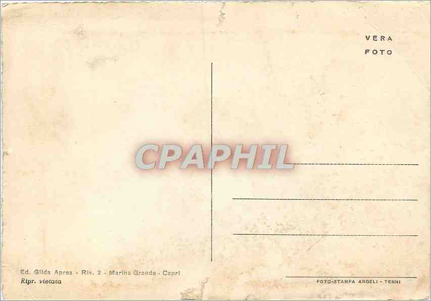 CPM Capri Chiesetta e picolla Marinar  — Rückseite