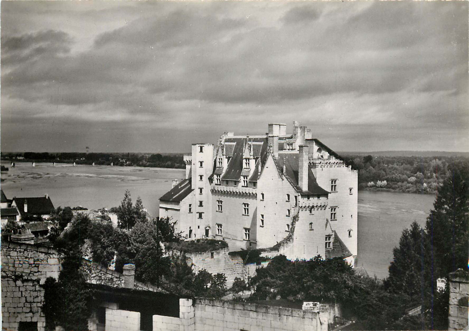 CPM Montsoreau M et L Le Chateau Face Sud 