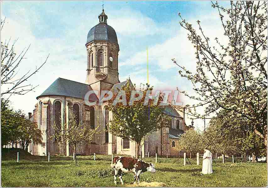 CPM Ordre de Premontre Abbaye de Mondaye Calvados Chevet de l'Eglise 