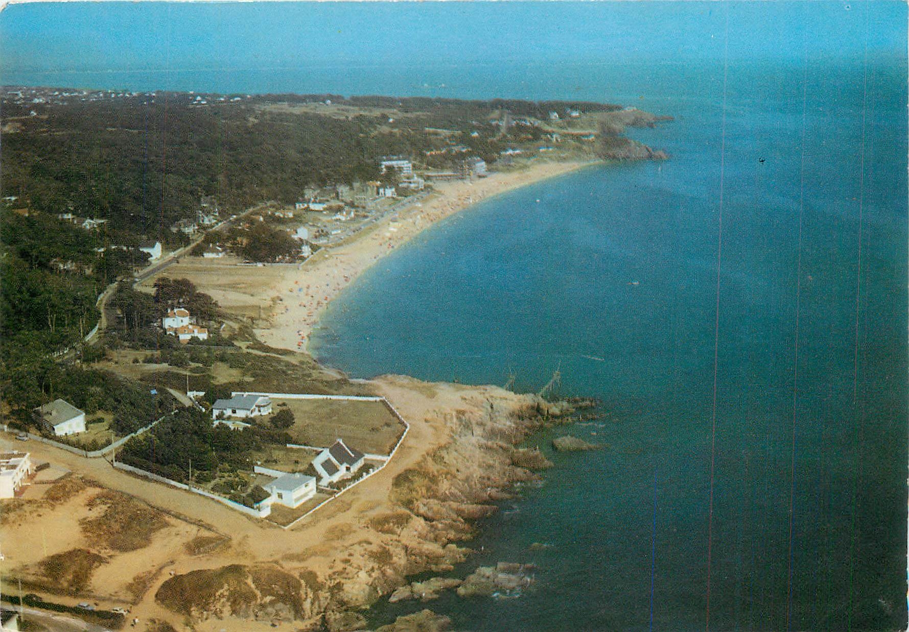 CPM Sainte Marguerite Loire Atlantique La plage et vue d'ensemble 