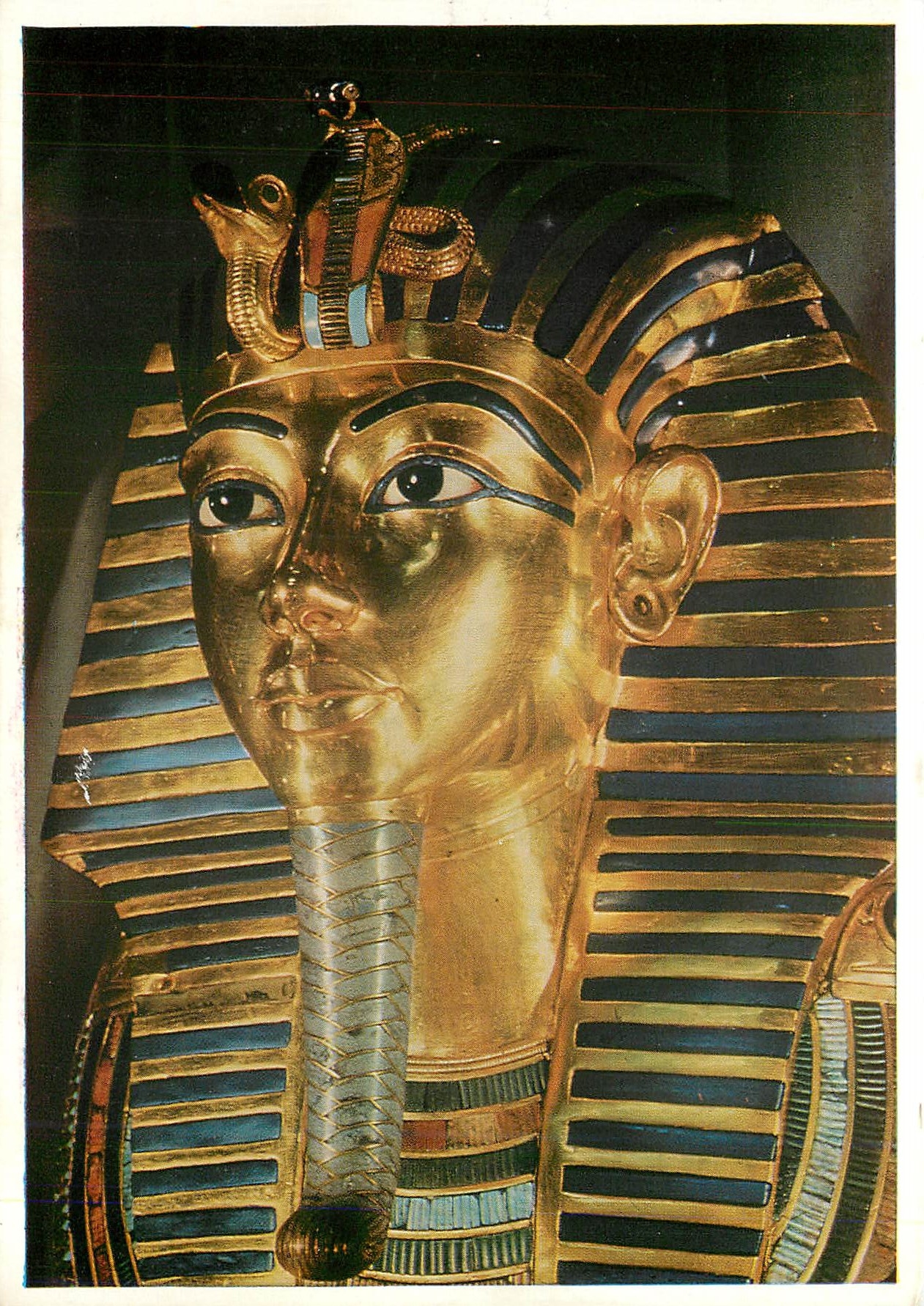 CPM Arl Egyptien Le Tresor de Toutankhamon Le masque funeraire en or 