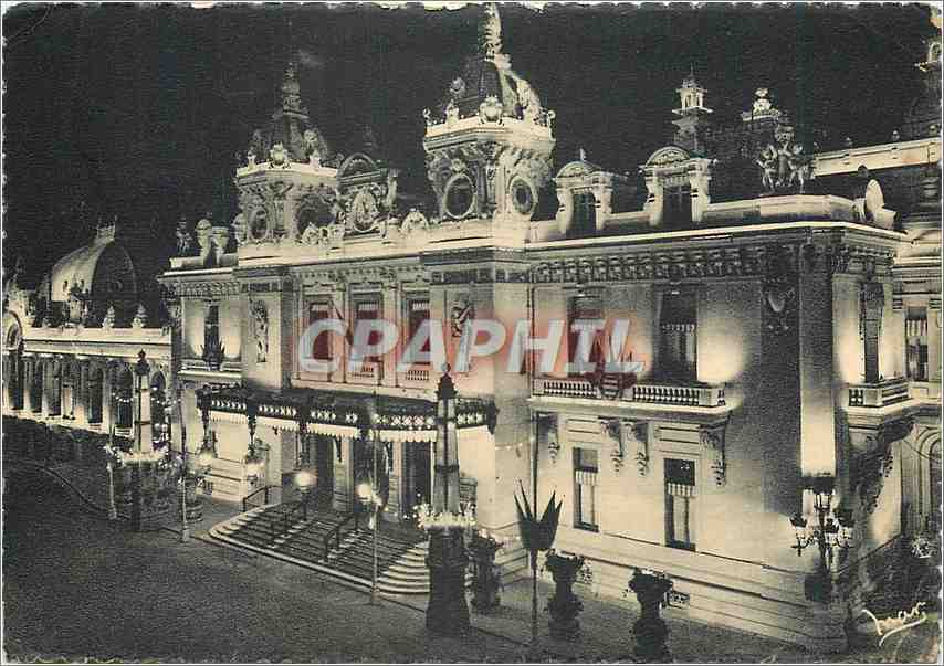 CPM Monte Carlo Le Casino la nuit 