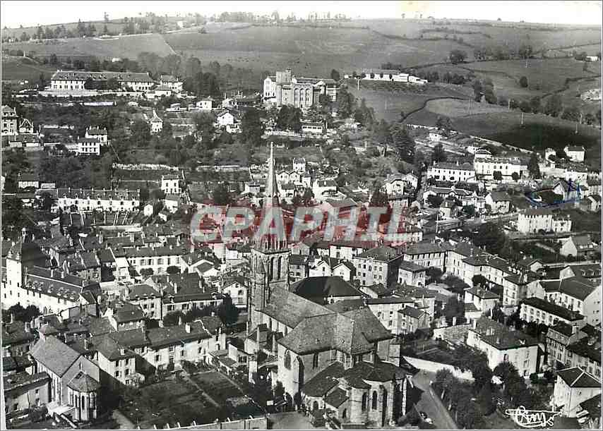 CPM Aurillac Cantal Vue generale Eglise St Geraud