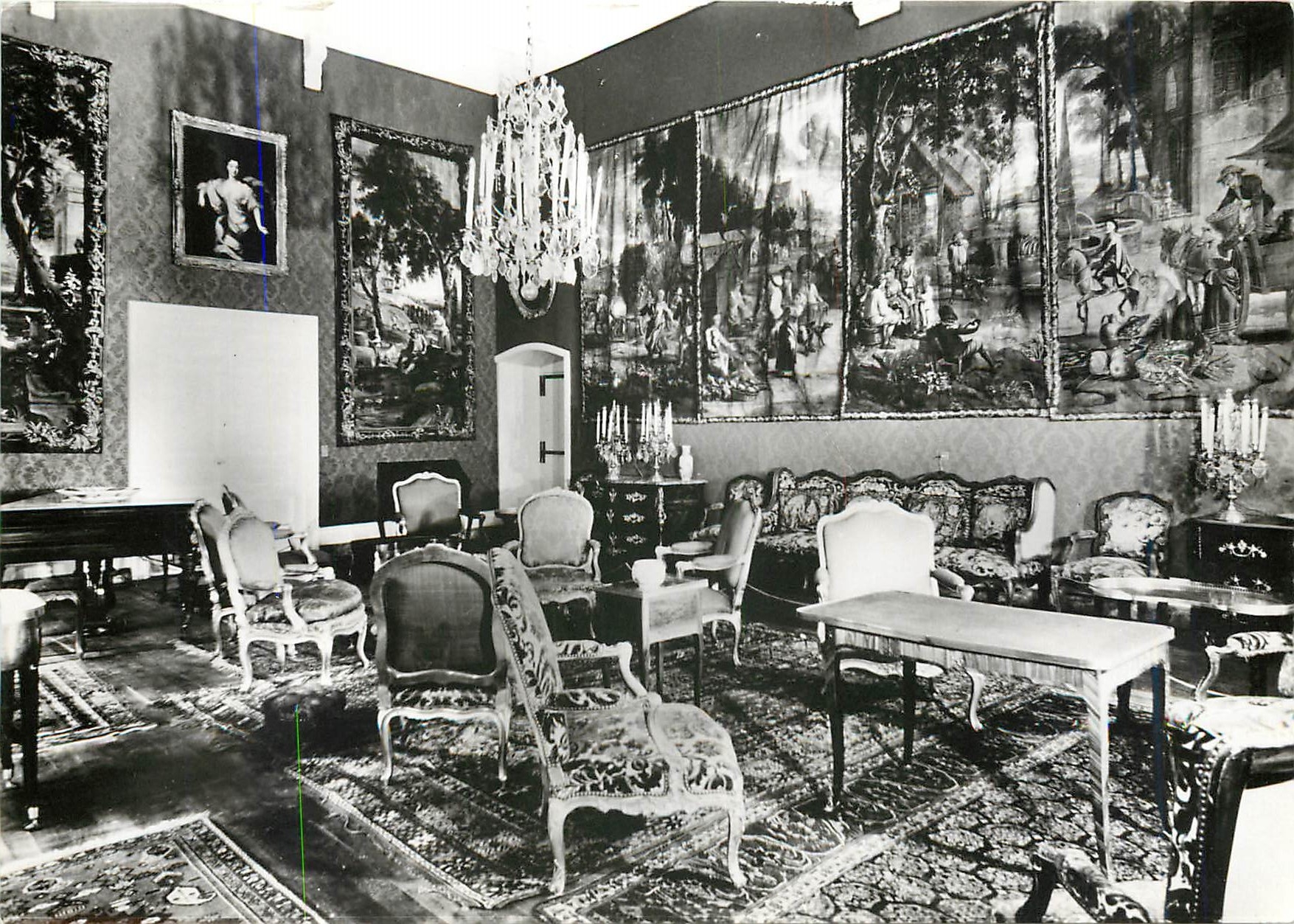CPM Sermentizon P de D Chateau d'Aulteribe Grand Salon 