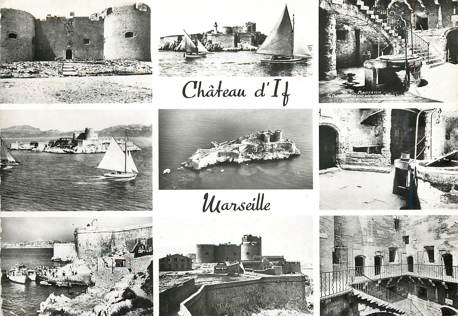 CPM Chateau d'If Marseille Le Donjon Vue generale Le Puits 