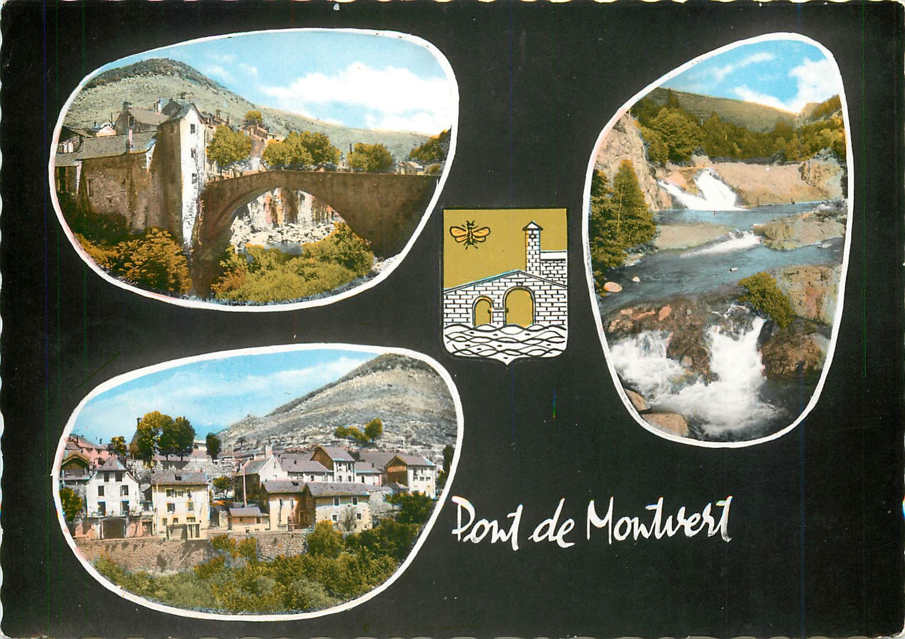 CPM Pont de Montvert Lozere Vieille Tour de l'Horloge et le Grand Pont 