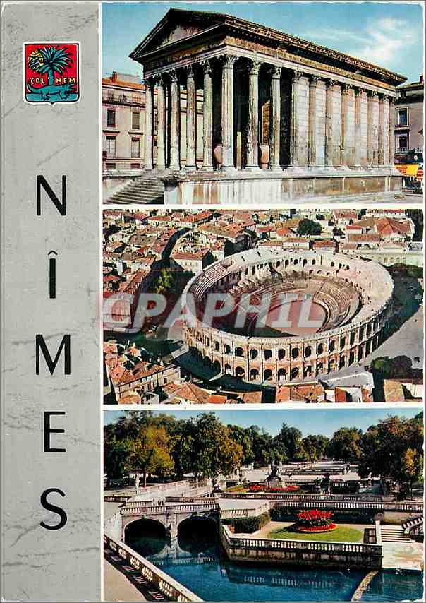 Nîmes — Maison Carrée, Arènes Romaines, Jardin de la Fontaine — Éditions Rella Nice