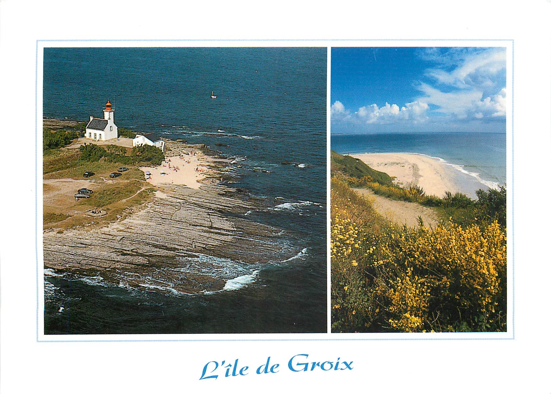 CPM L'Ile de Groix Morbihan La pointe des Chats et les Grands Sables 