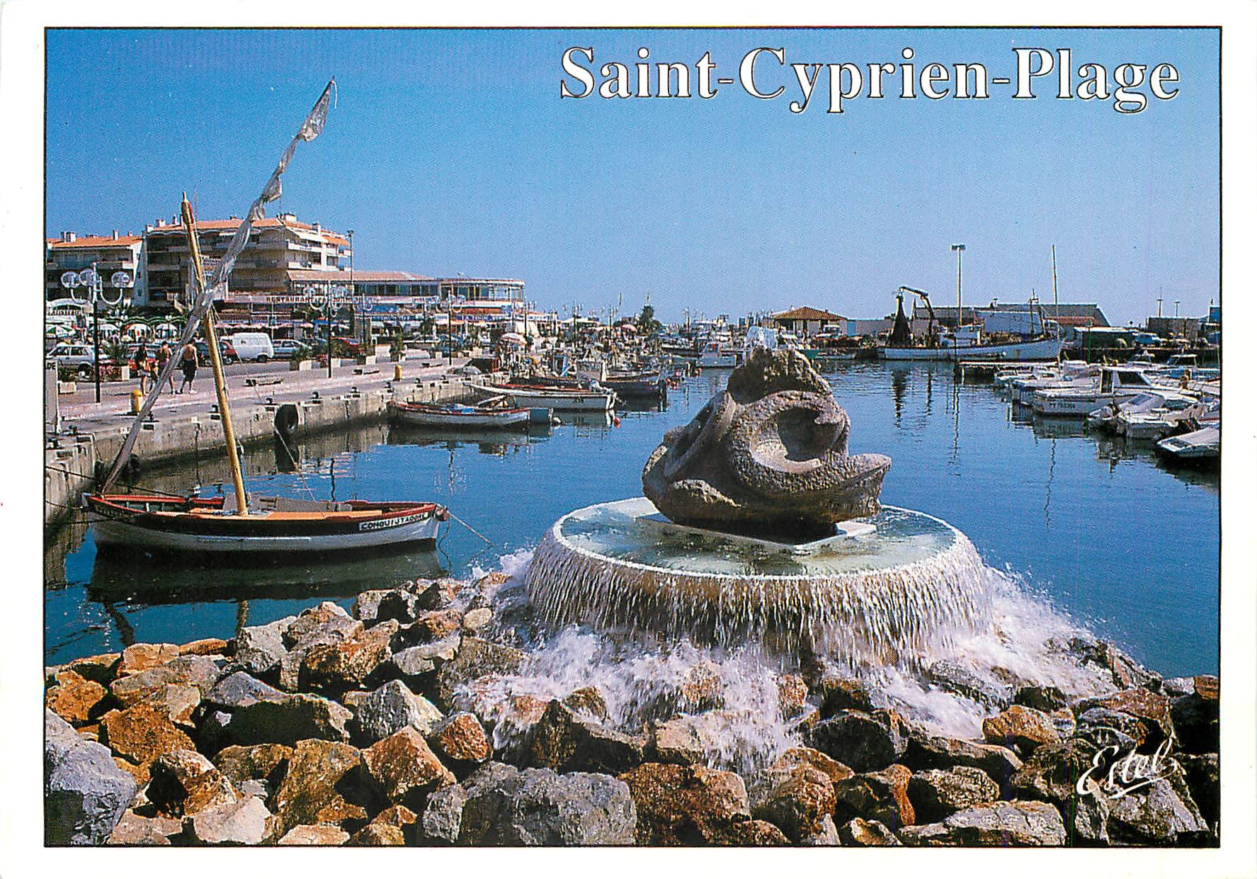 CPM Saint Cyprien Plage Pyrenees Orientales 