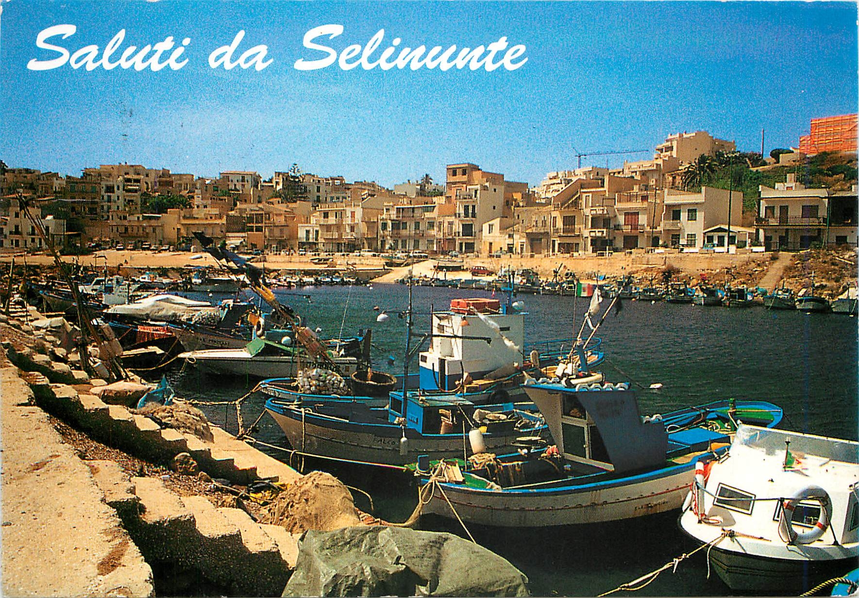 CPM Selinunte TP Panorama avec le petit port 