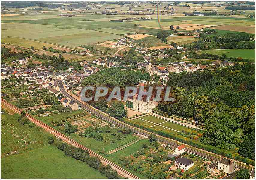 CPM Ponce sur le Loir Sarthe Vue Generale 