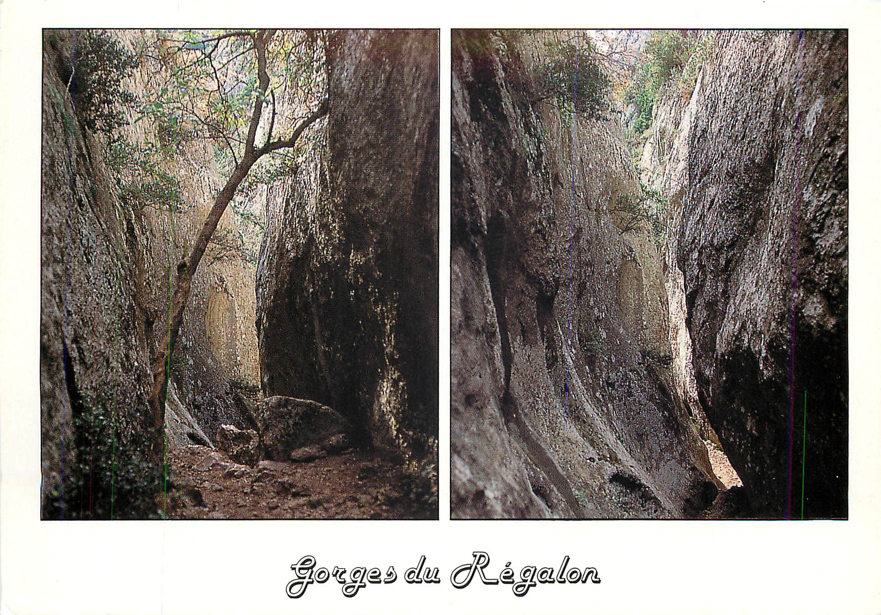 CPM Les Gorges du Regalon Vaucluse Au coeur du massif du Luberon 