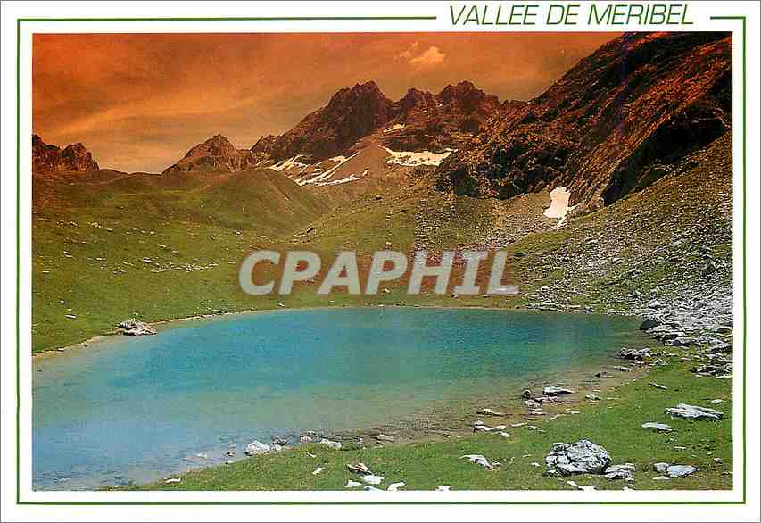 CPM Savoie France Vallee de Meribel en Vanoise Lac de Chanrouge 