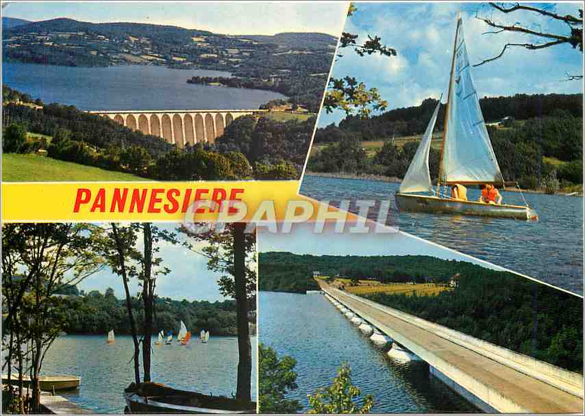 CPM Le Barrage de Pannesiere Nievre 