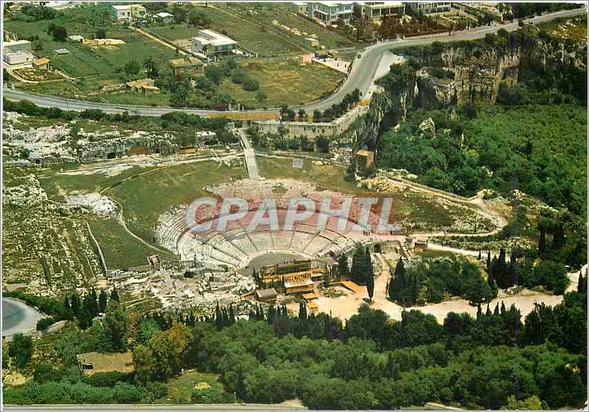 CPM Siracusa Theatre Grec vu de l'avion 