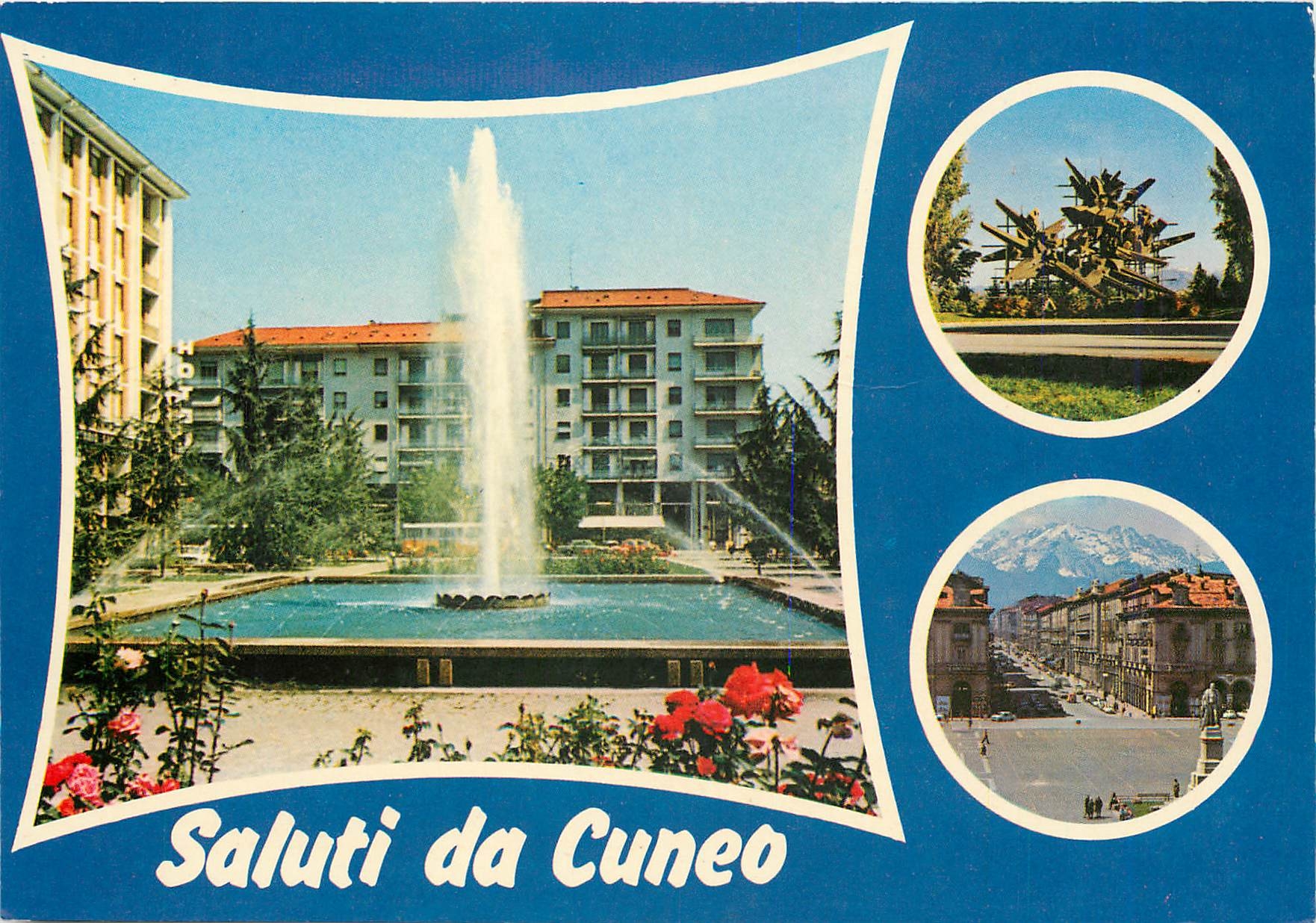 CPM Piemonte Turistico Cuneo Piazza Europa Monumento 
