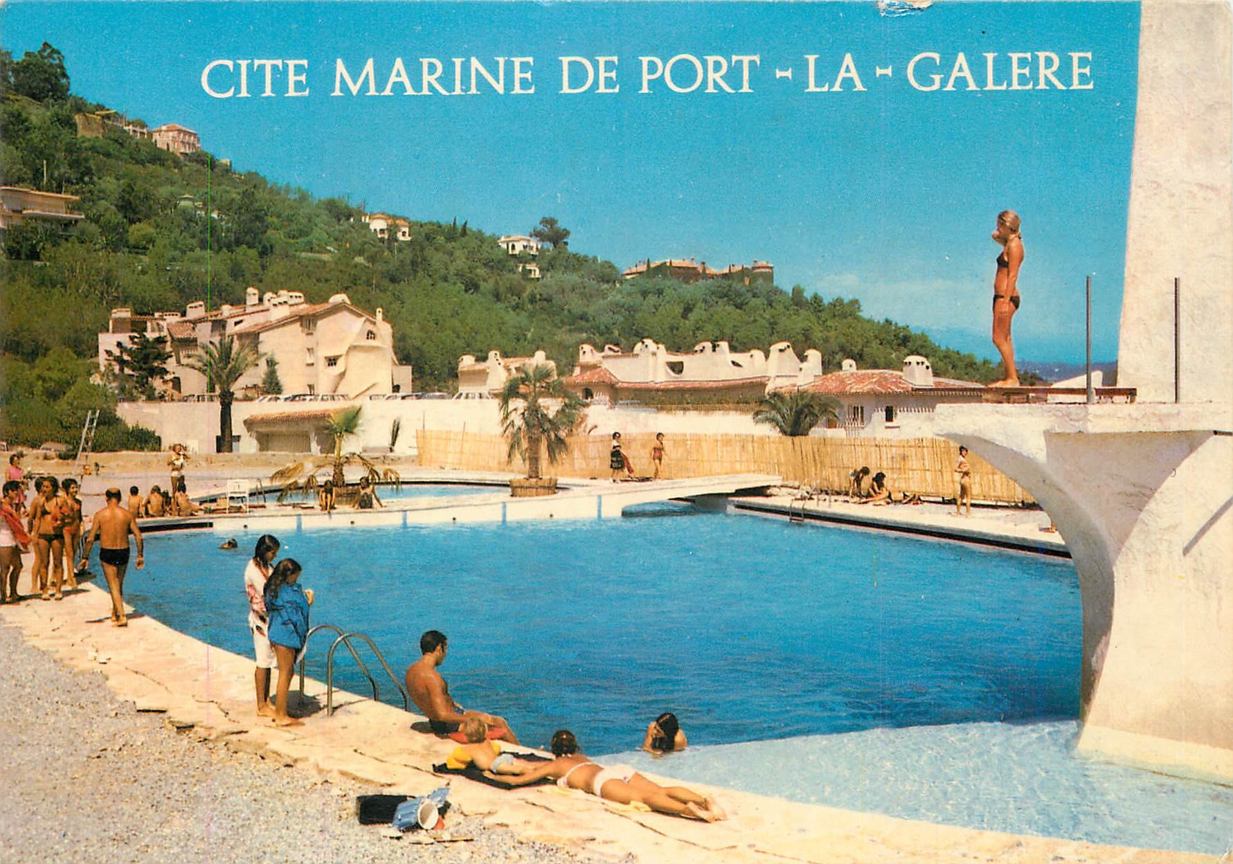 CPM Theule Cote d'Azur French Riviera Cite Marine de Port La Galere La piscine 