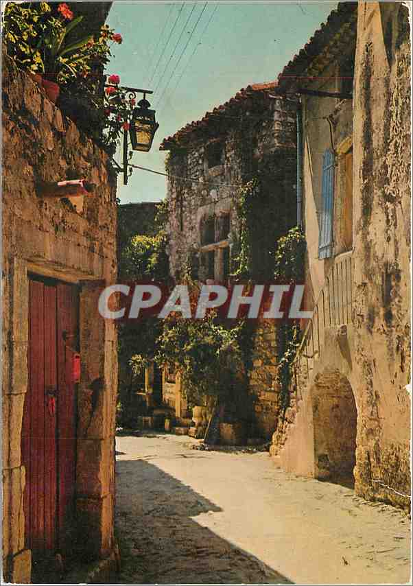 CPM Aigueze Vieux Village Medieval situe en aval des Georges de l'Ardeche 