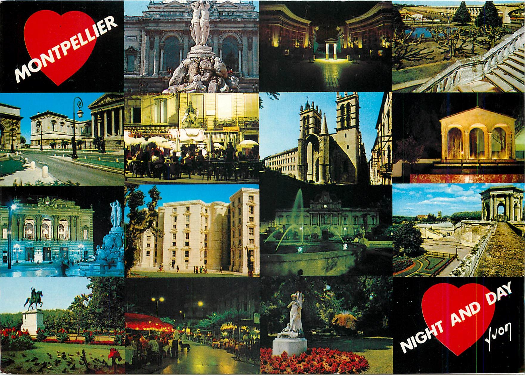 Montpellier — Night and Day — Éditions d'art Yvon