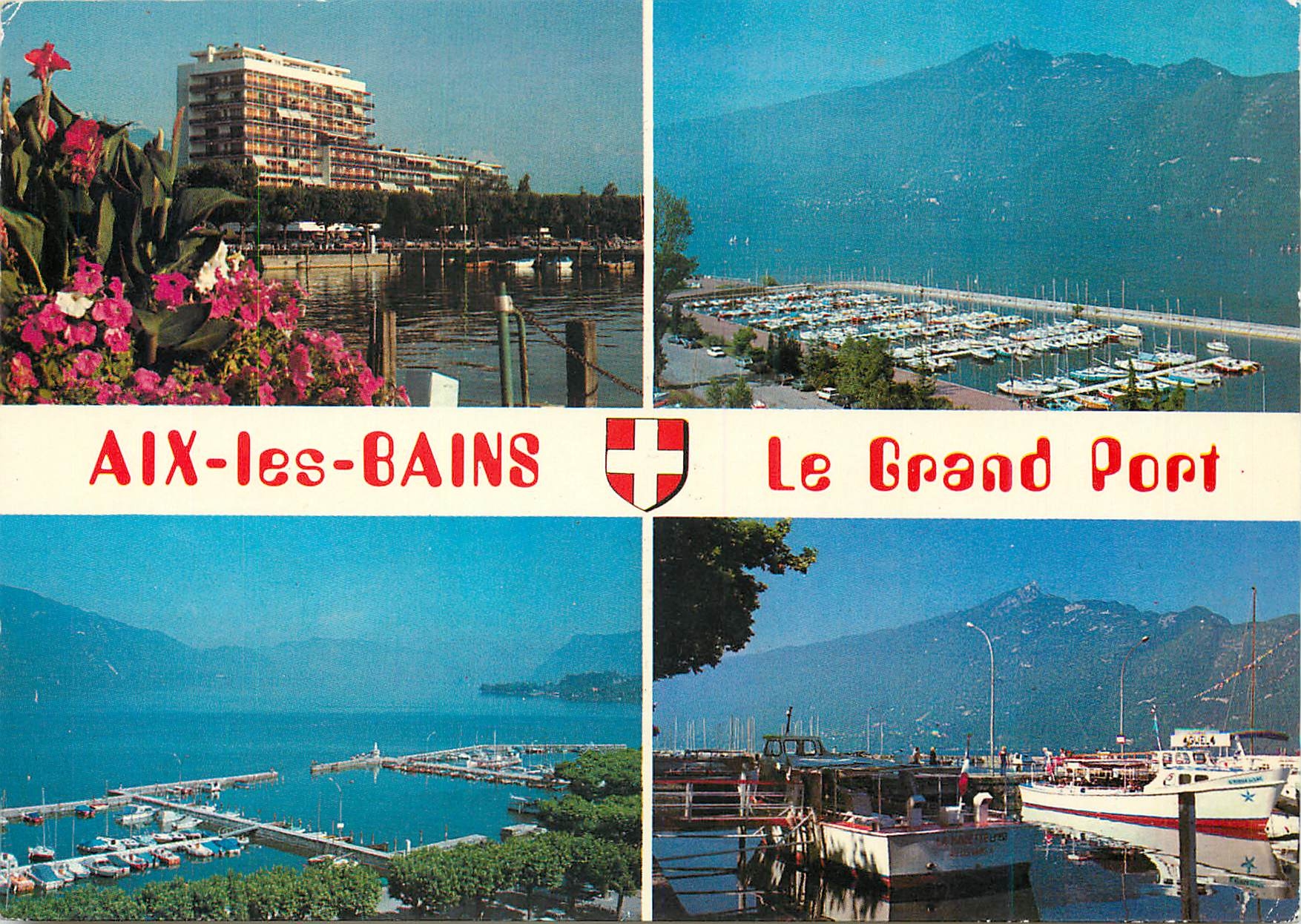 CPM Aix les Bains Savoie Le Grand Port et la Dent du Chat 