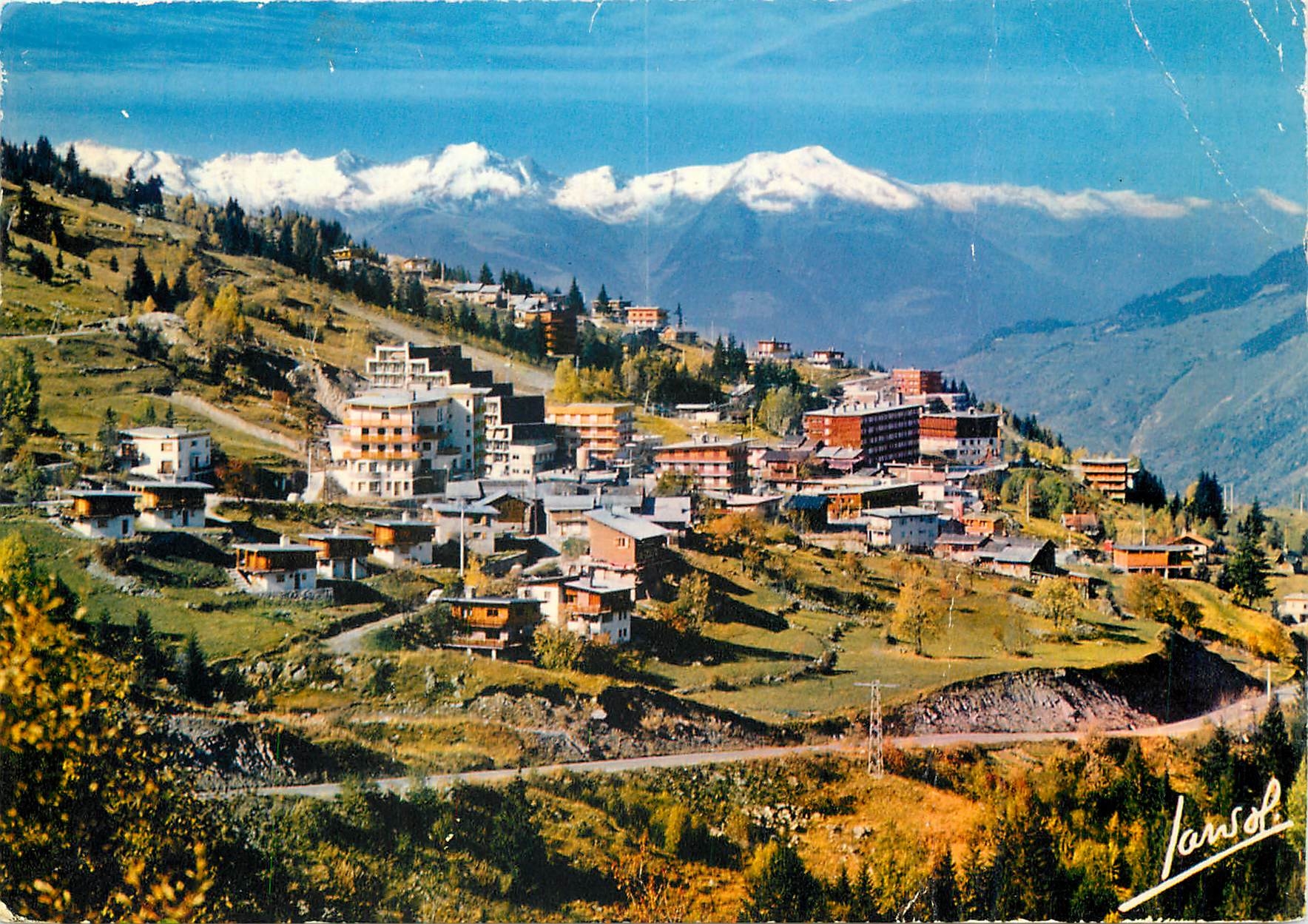 CPM Courchevel Savoie Vue d'ensemble de la Station 
