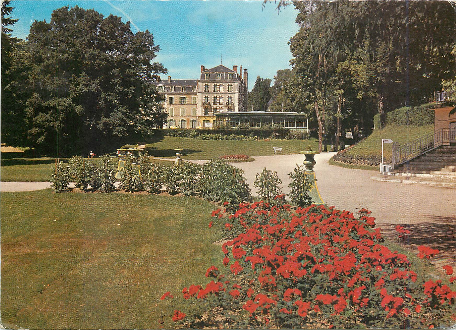 CPM Saint Honore les Bains Nievre Le Parc de l'Etablissement Thermal 