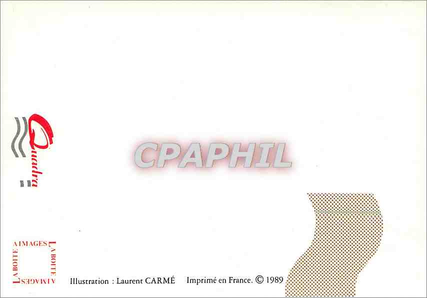 CPM Vœux — Rückseite