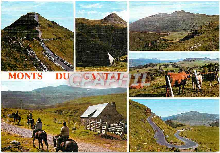 CPM Monts du Cantal Le Puy Mary Le Puy Griou 