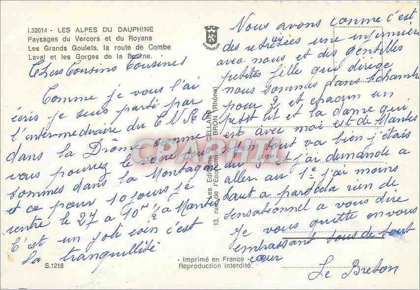 CPM Vercors Royans  — Verso