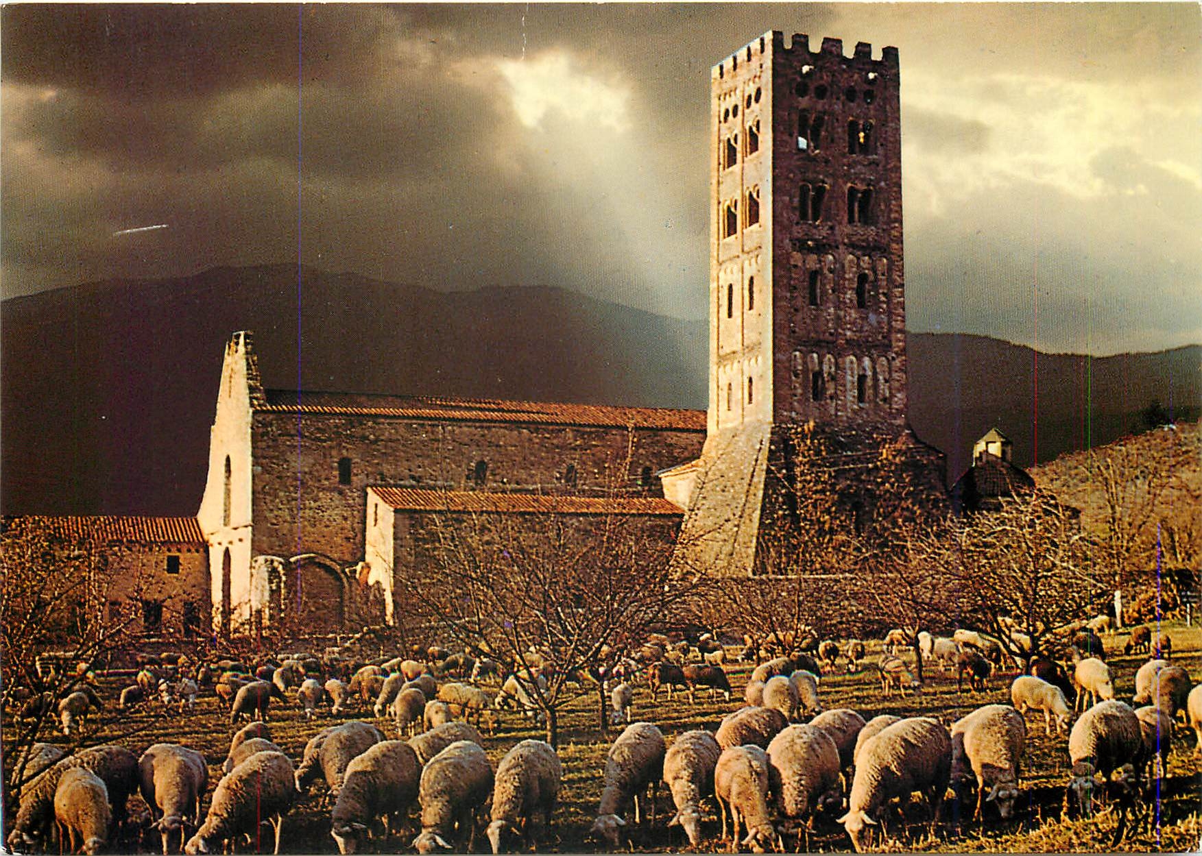 CPM Prades Abbaye de Saint Michel de Cuxa 