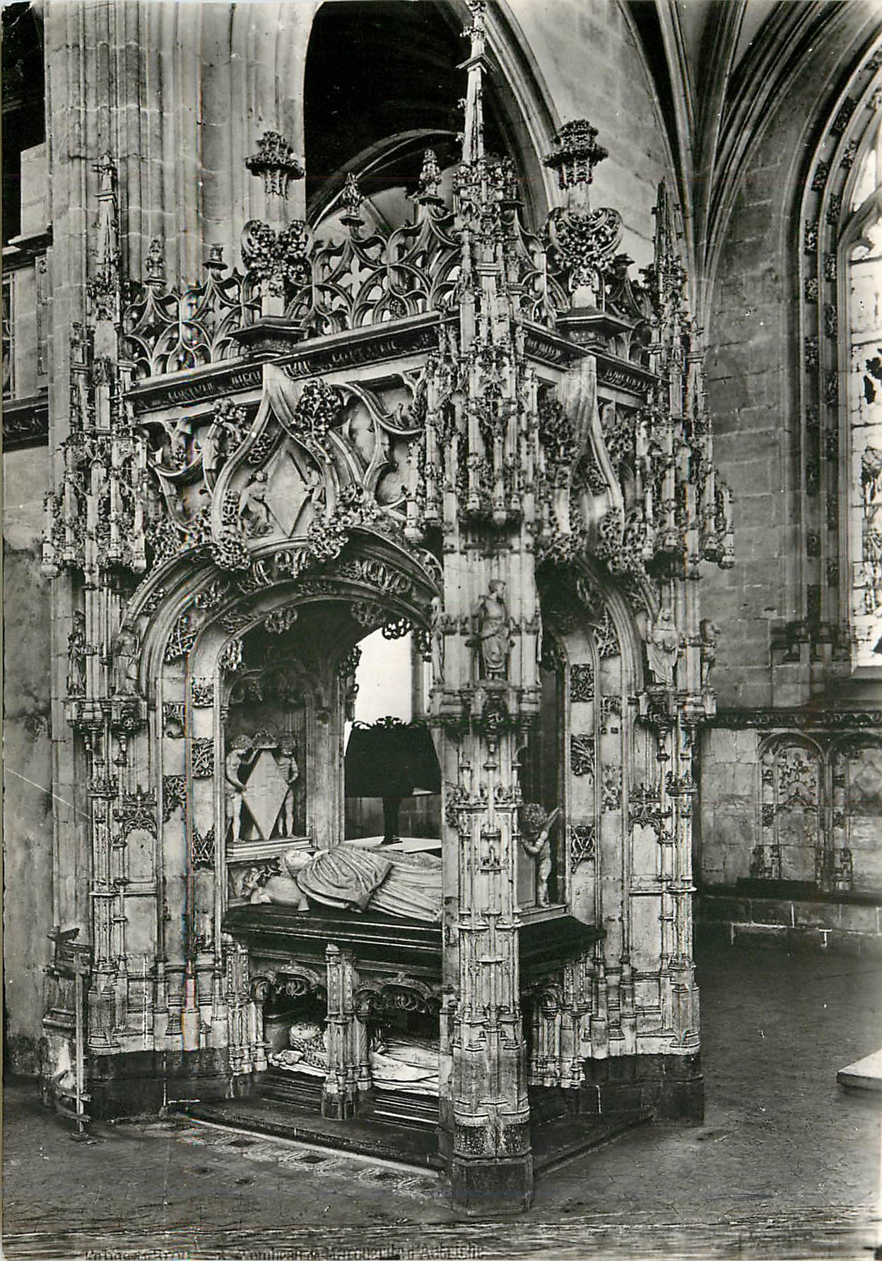 CPM Bourg en Bresse Eglise de Brou Tombeau de Marguerite d'Autriche 