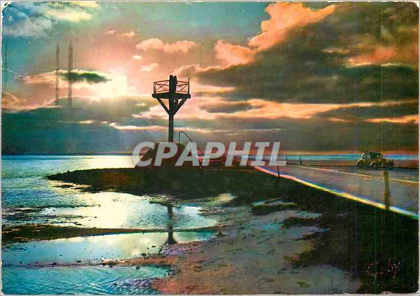 CPM Passage du Gois Crepuscule sur les Gois 