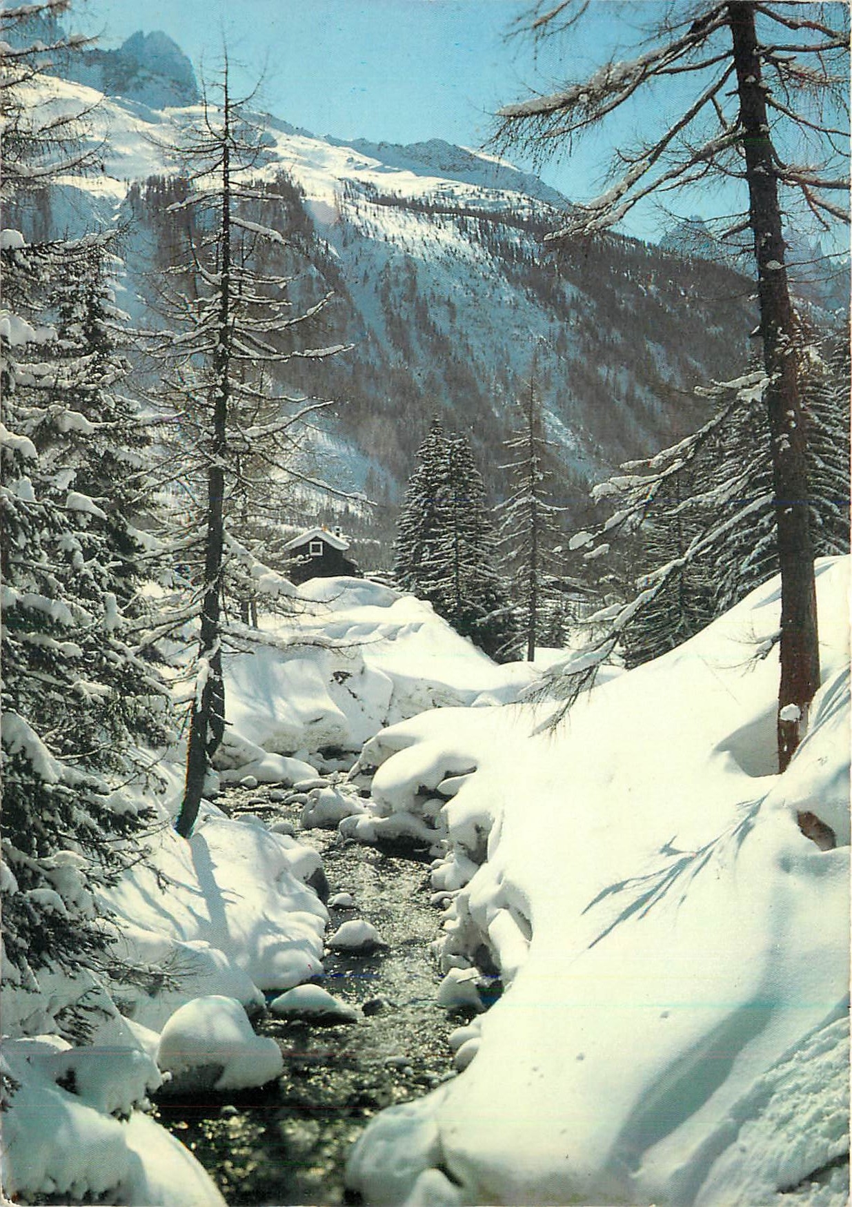 CPM Hiver au pays du Mont Blanc Les Drus 