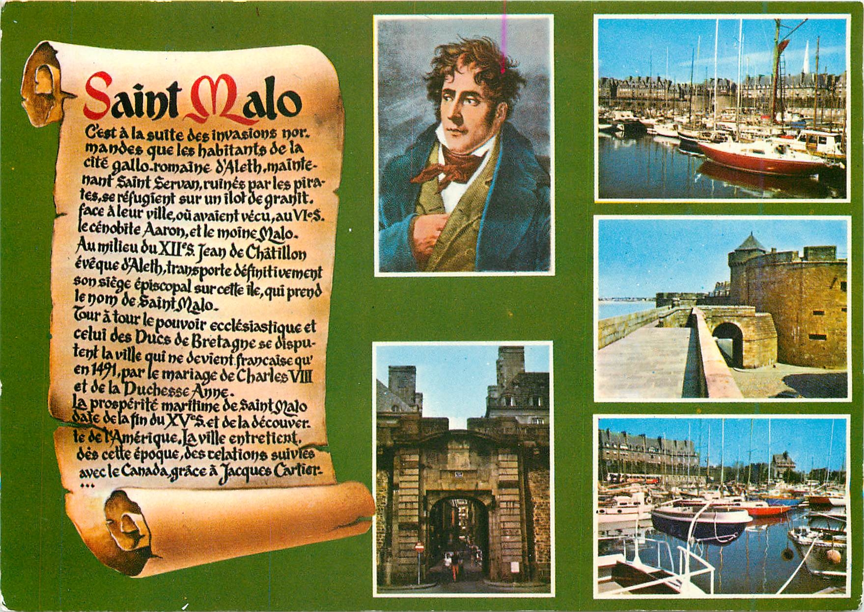 Saint-Malo — Histoire et paysages — Pierre Aftain & Cie, Nantes