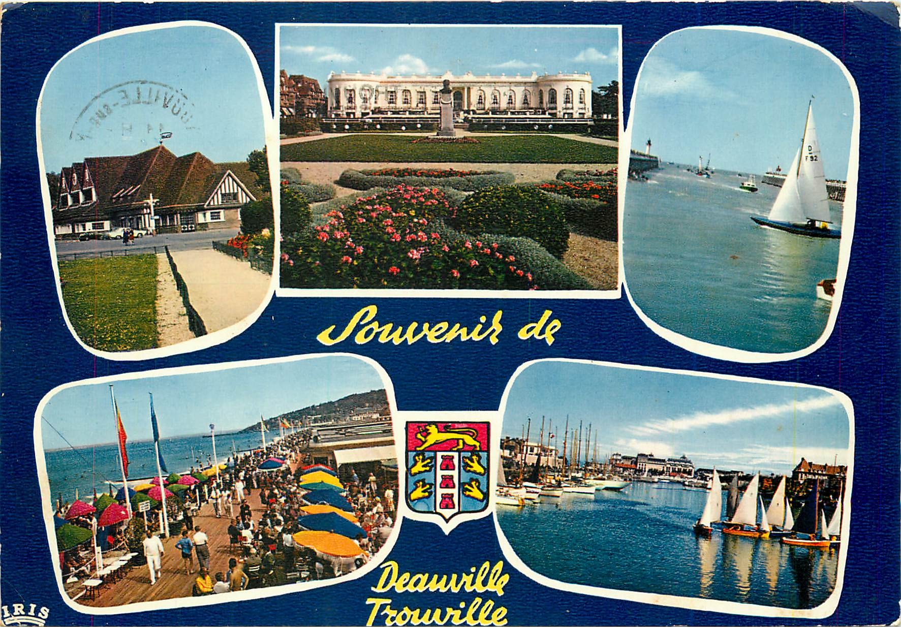 Deauville - Trouville — Souvenir de — éditeur IRIS