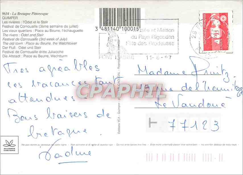 CPM Quimper  — Rückseite