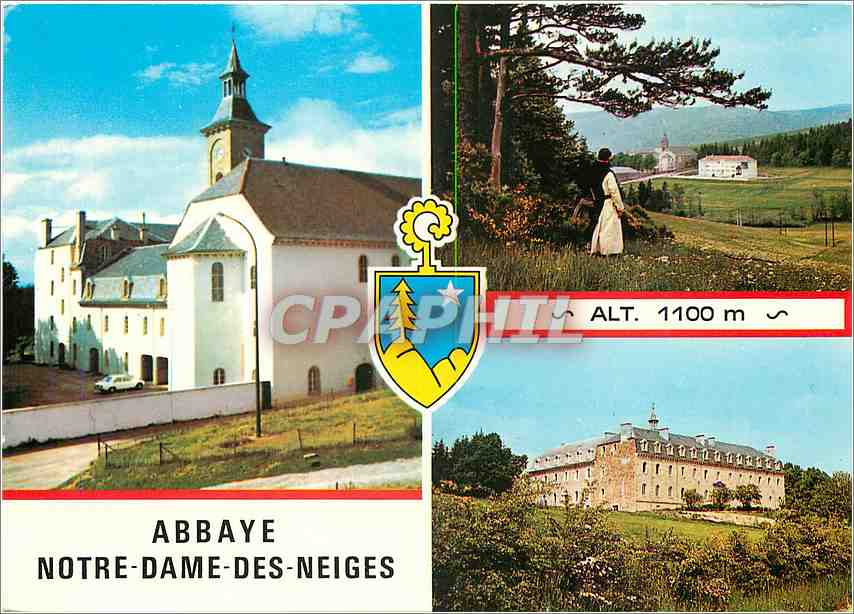 CPM Ababye ND des Neiges L'Esprit Saint appelle 