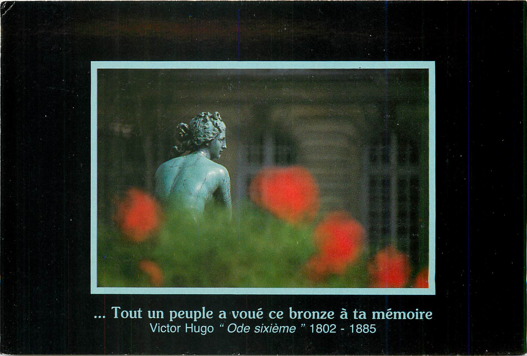 CPM Tout un peuple a voue ce bronze a ta memoire 