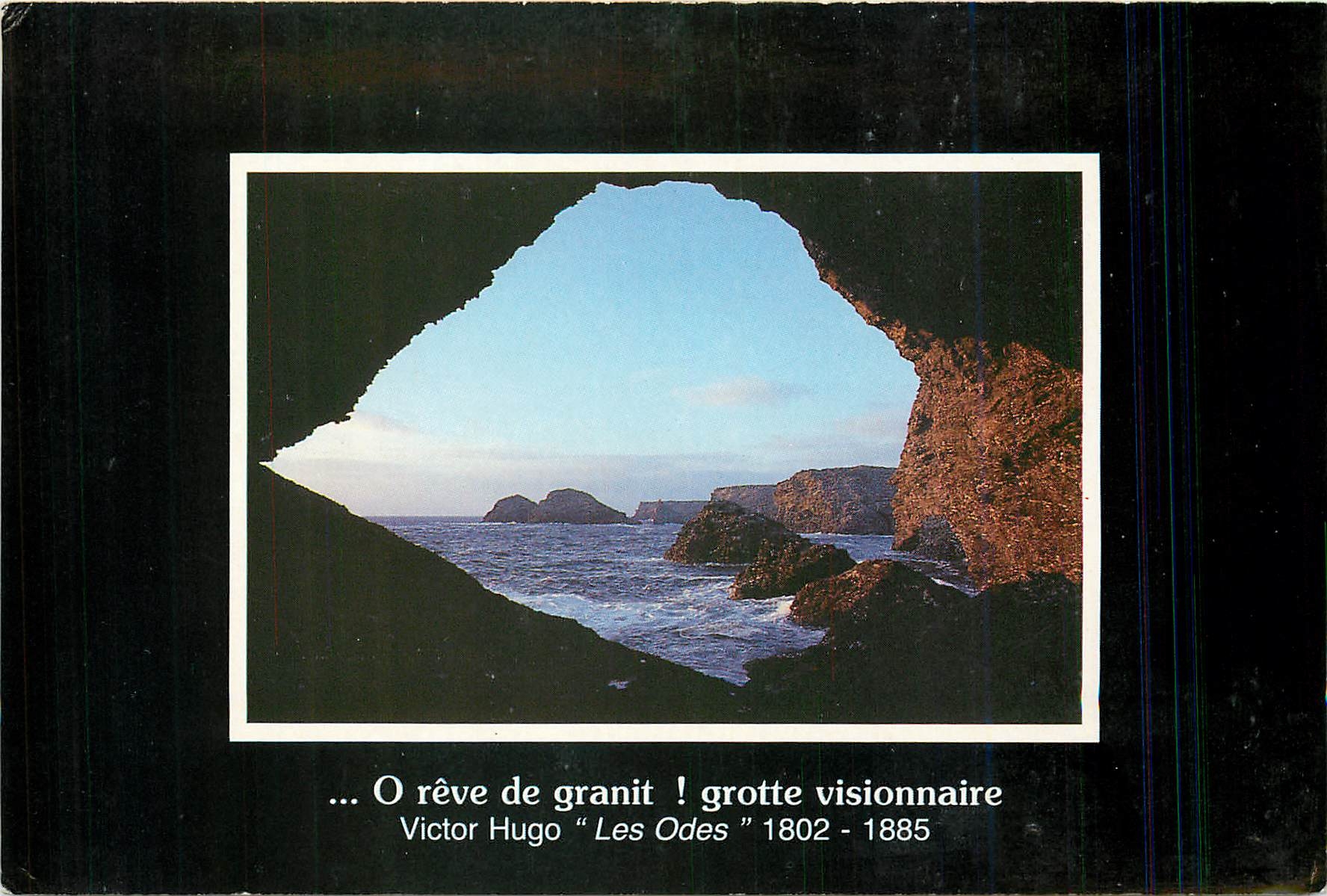 CPM O reve de granit grotte visionnaire Victor Hugo 