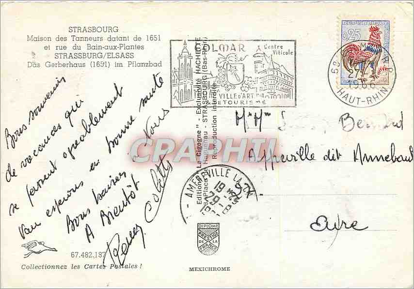 Strasbourg — Maison des Tanneurs et rue du Bain-aux-Plantes — Éditions IRIS — Verso