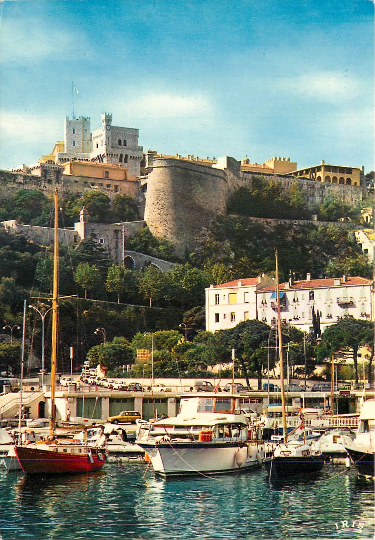 CPM Principaute de Monaco Sur le Rocher le Palais du Prince Vue prise du Port 