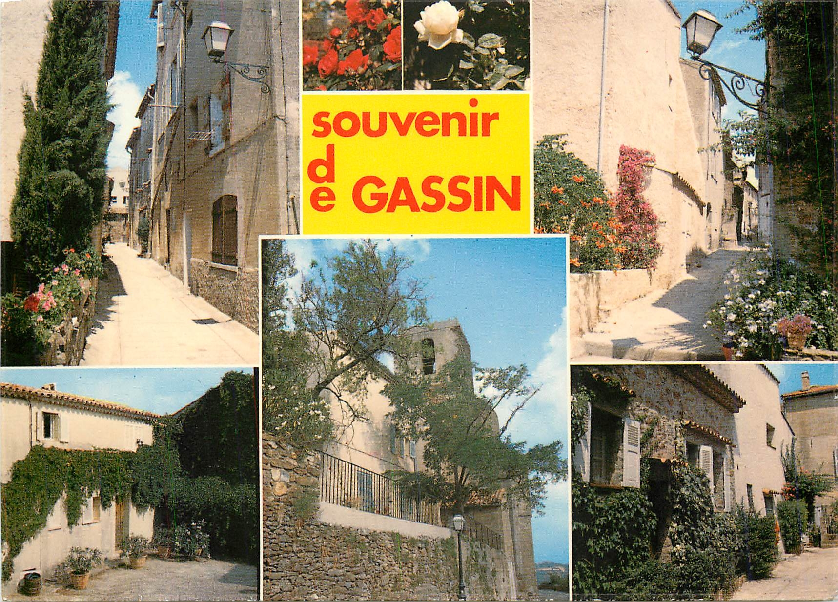 CPM Souvenir de Gassin Cote d'Azur 