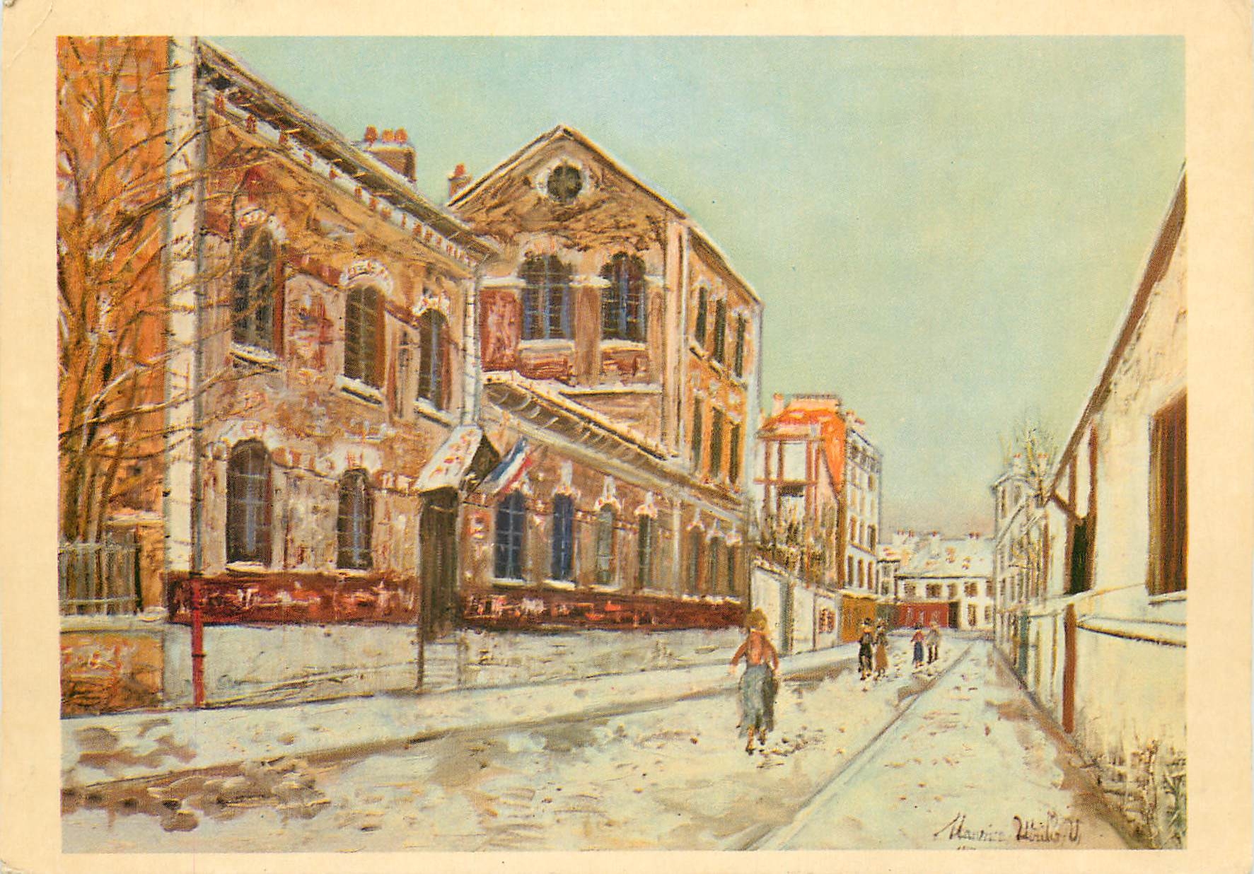 CPM Les Chefs d'Ceuvre du Musee de Montpellier Maurice Utrillo 