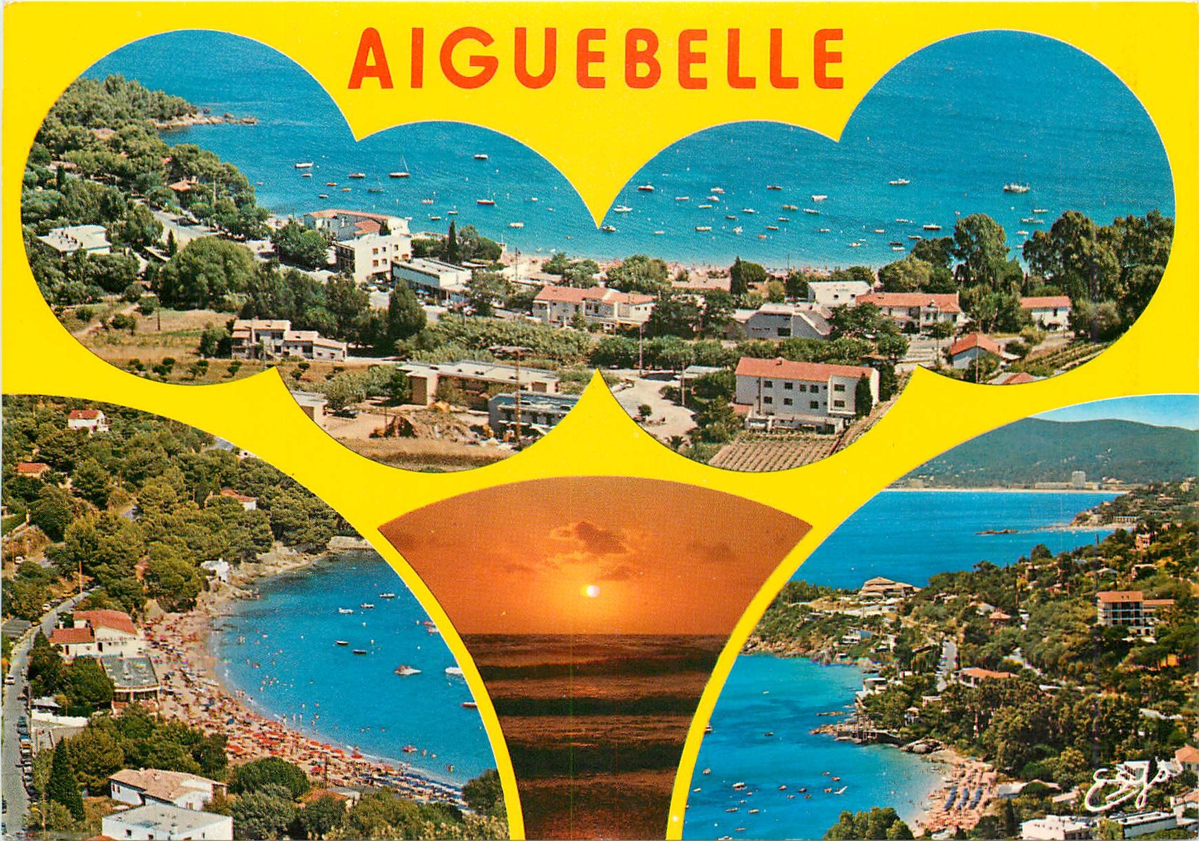 CPM Aiguebelle Var Le rivage vu de la colline 